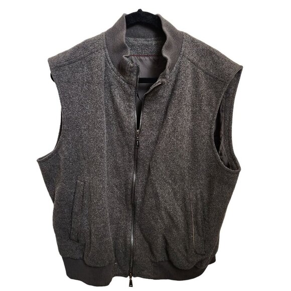 KUNA Bucksport Zip Alpaca Vest Mens 1X  Baby Alpaca Wool Blend Made in Peru‎ - Picture 1 of 14